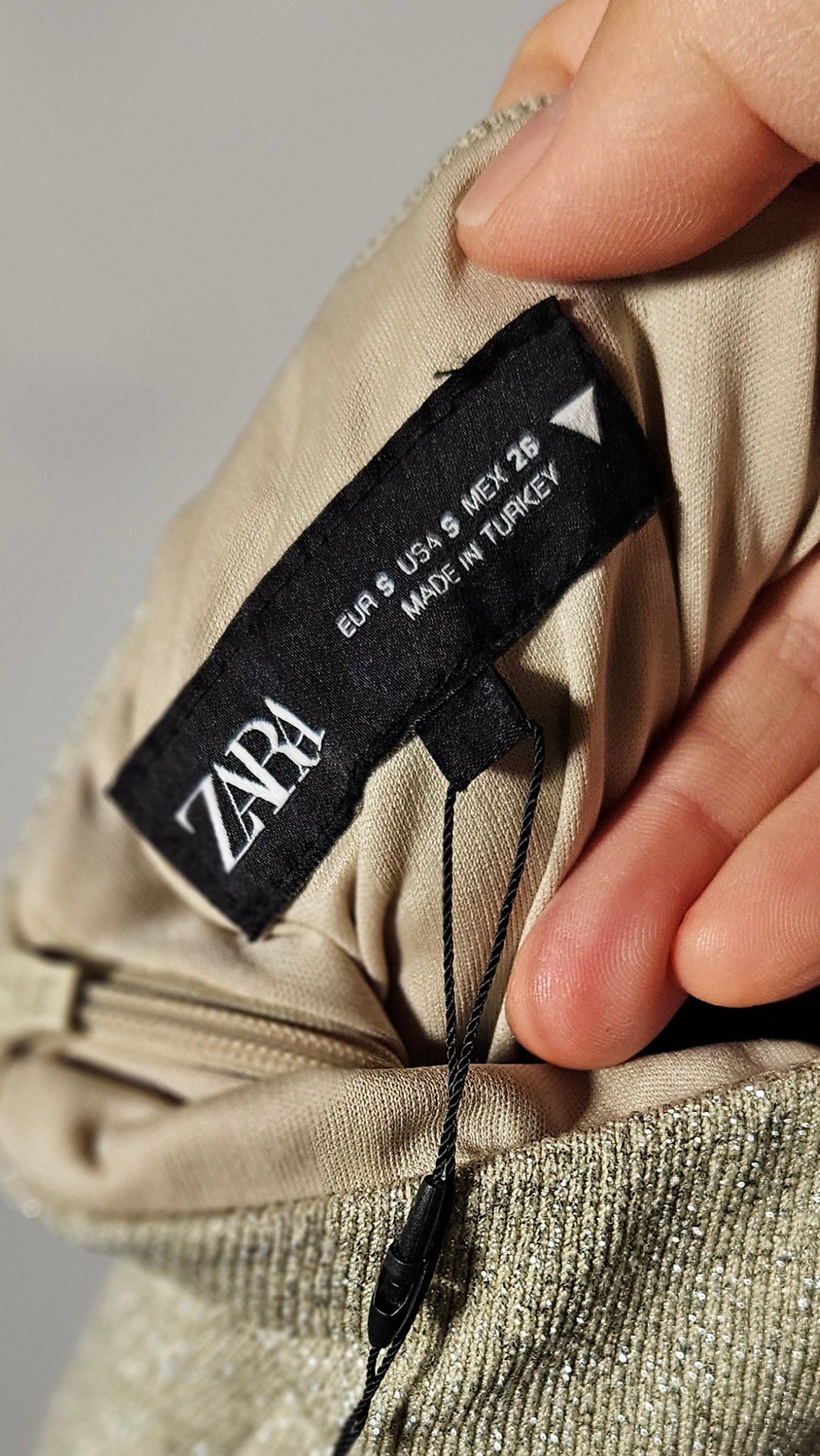 ZARA SEQUINNED MIDI DRESS size S