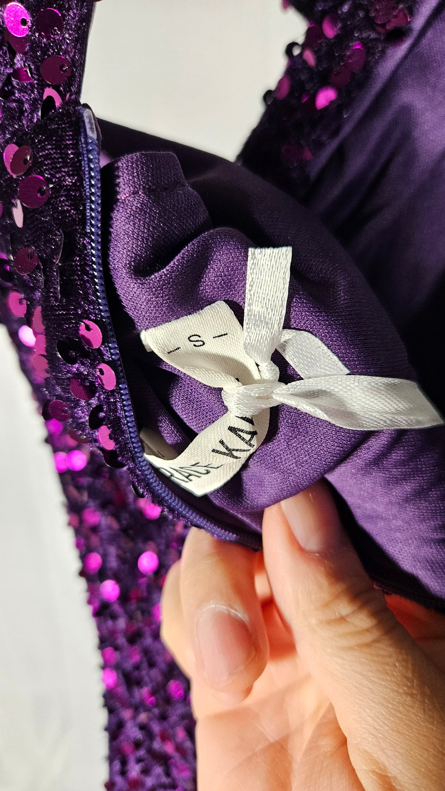 GRACE KARIN Sequin Dress for Women Sleeveless Sparkly Glitter Halter Dress Bodycon Mini Club Dresses size S