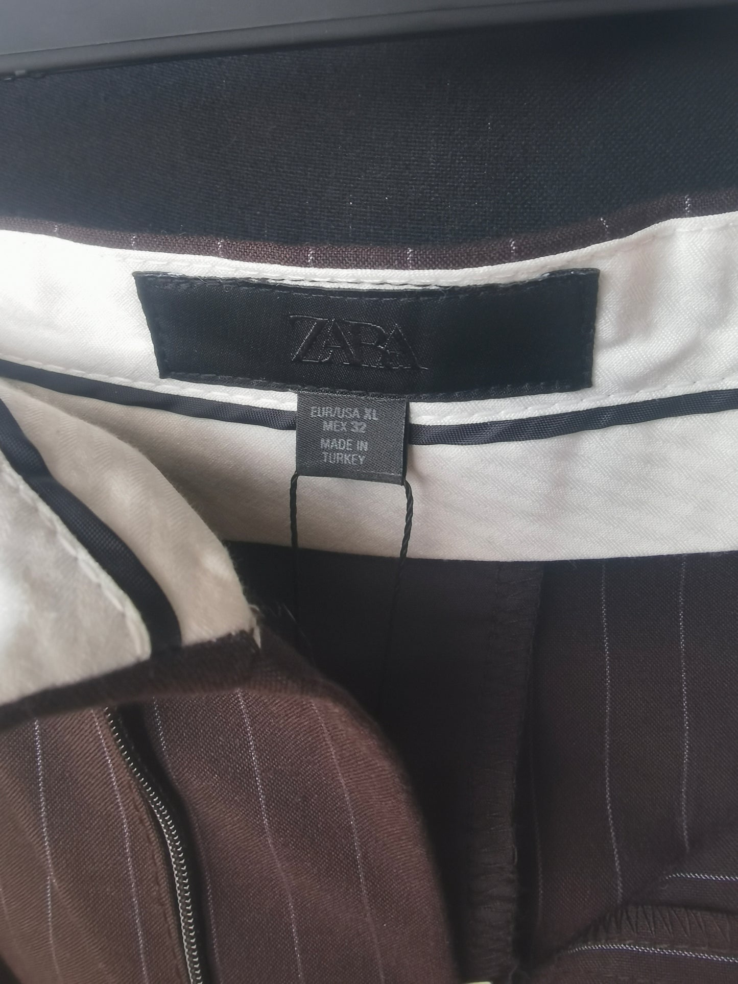 Men Striped Trousers Size XL