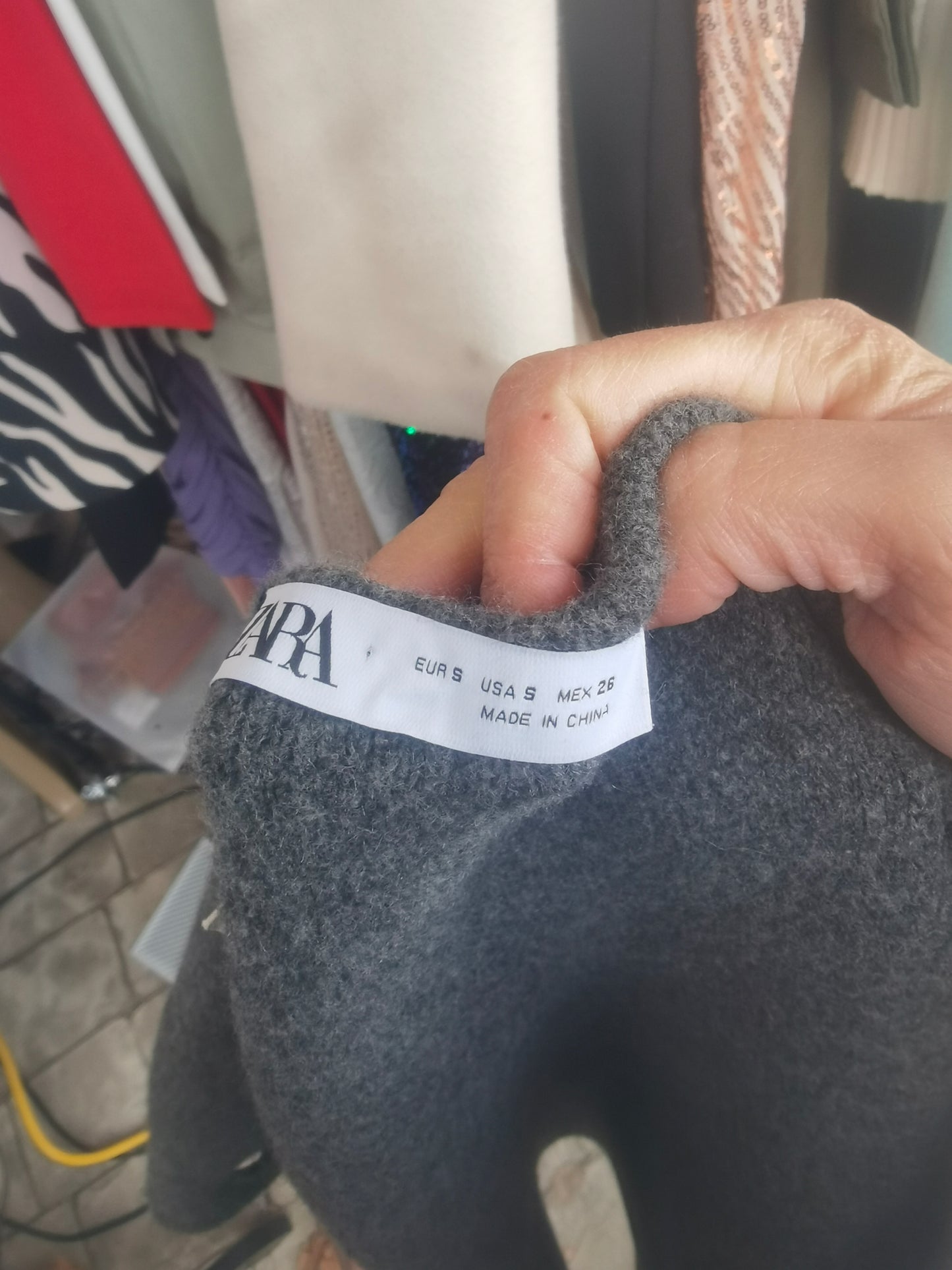 Women Grey Top Size S