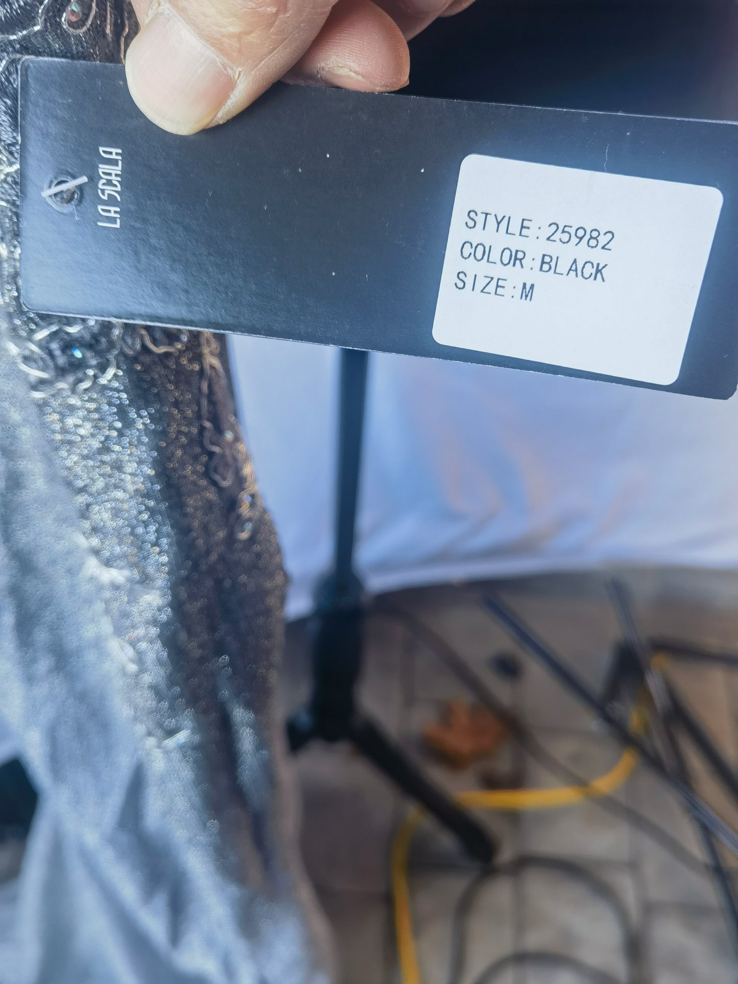 Mesh Insert Sequin Mermaid Hem Party Dress Elegant Formal Evening Prom Wedding Guest Gown, For Graduation, Dinner Size M