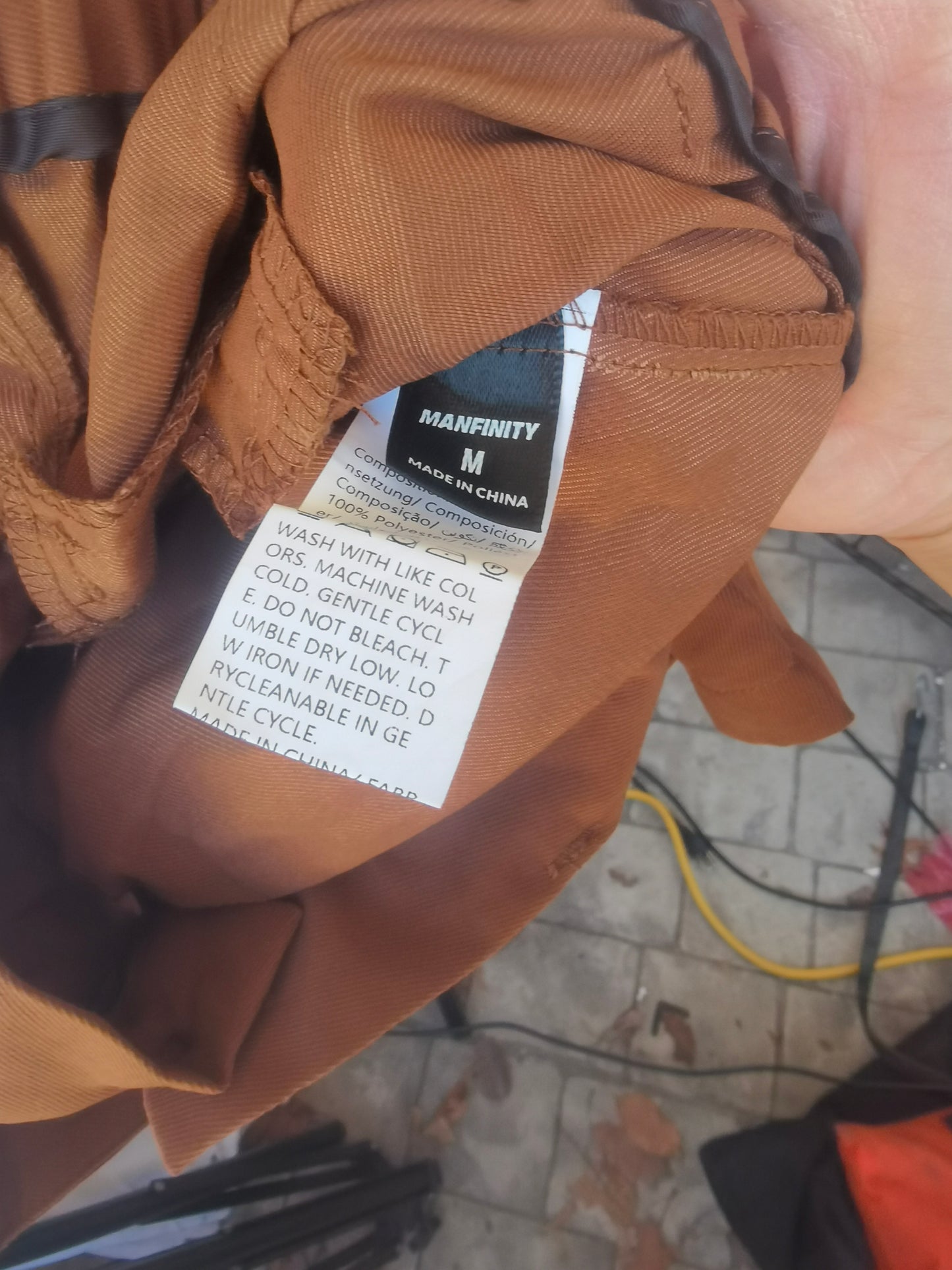 Manfinity Bizformal Men's Casual Solid Color Double-Breasted Vest, Autumn size M