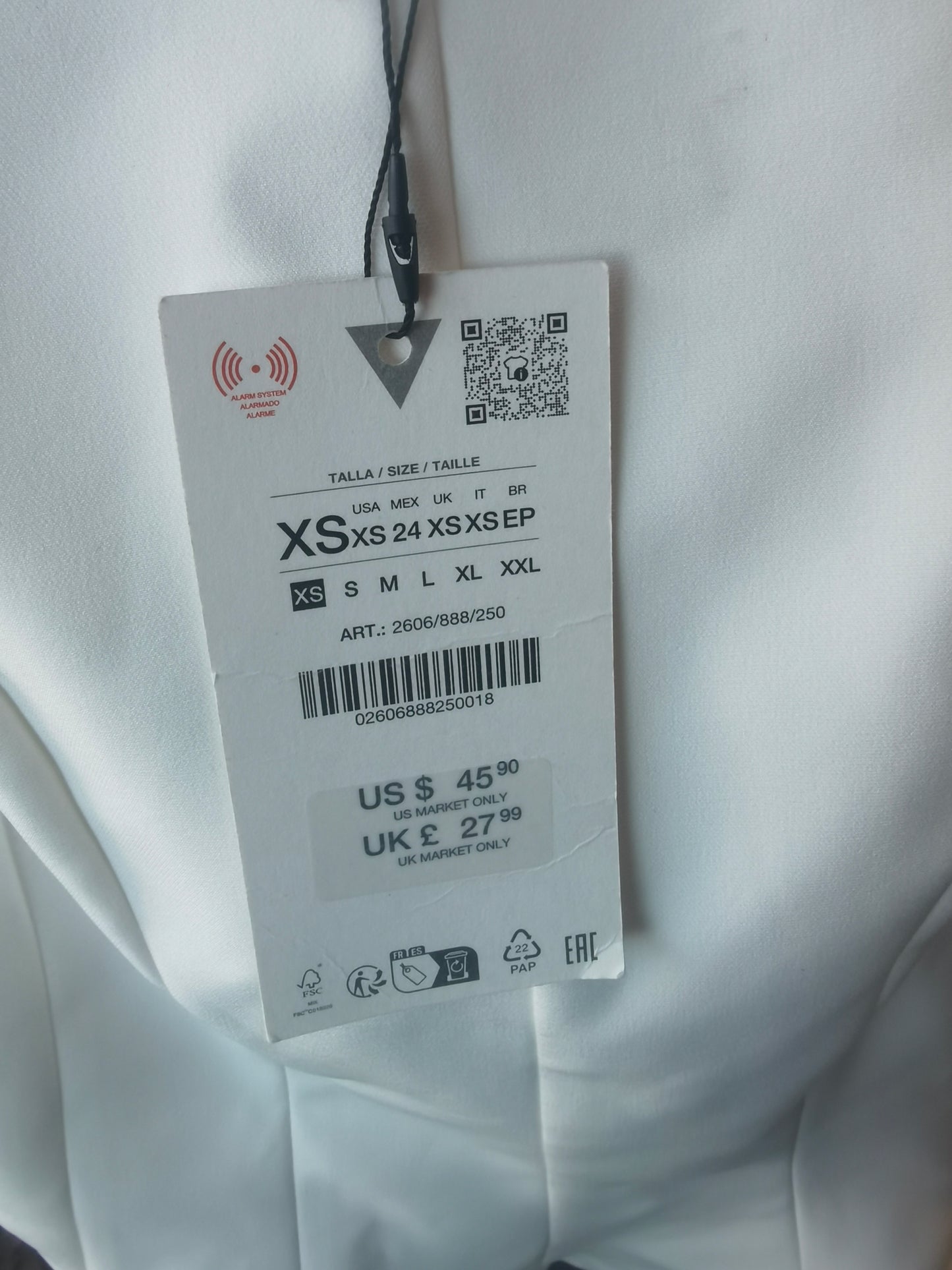 PEPLUM BOWS TOP size XS