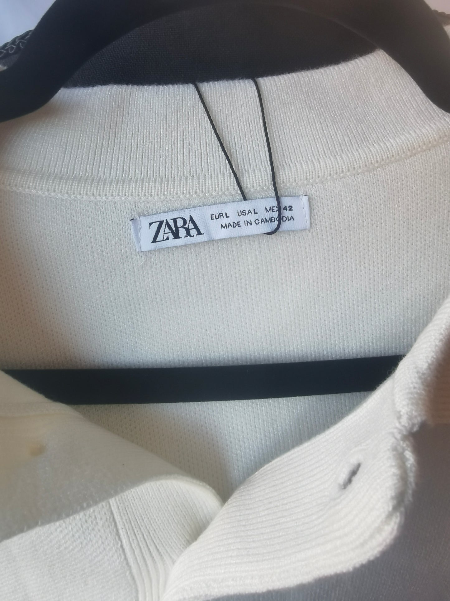 PEARL KNIT POLO SHIRT size L