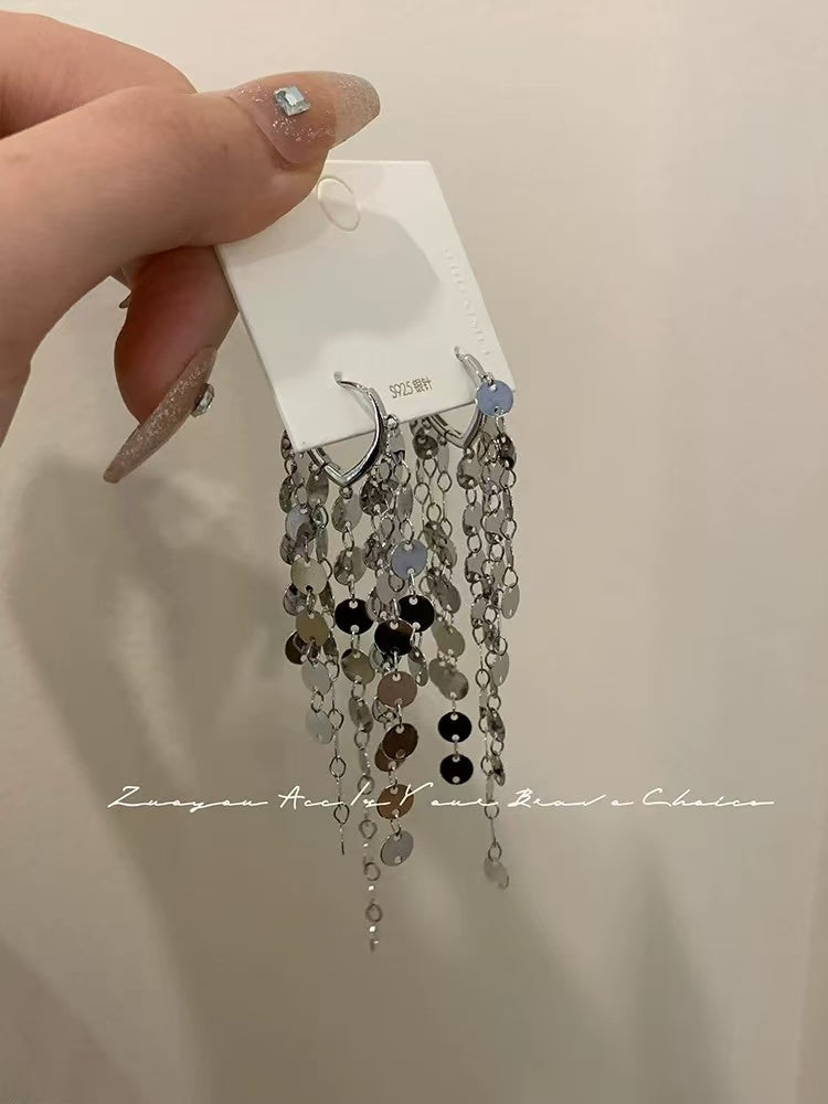 Women's Hoop Multi-layer Gradient Chain Earrings