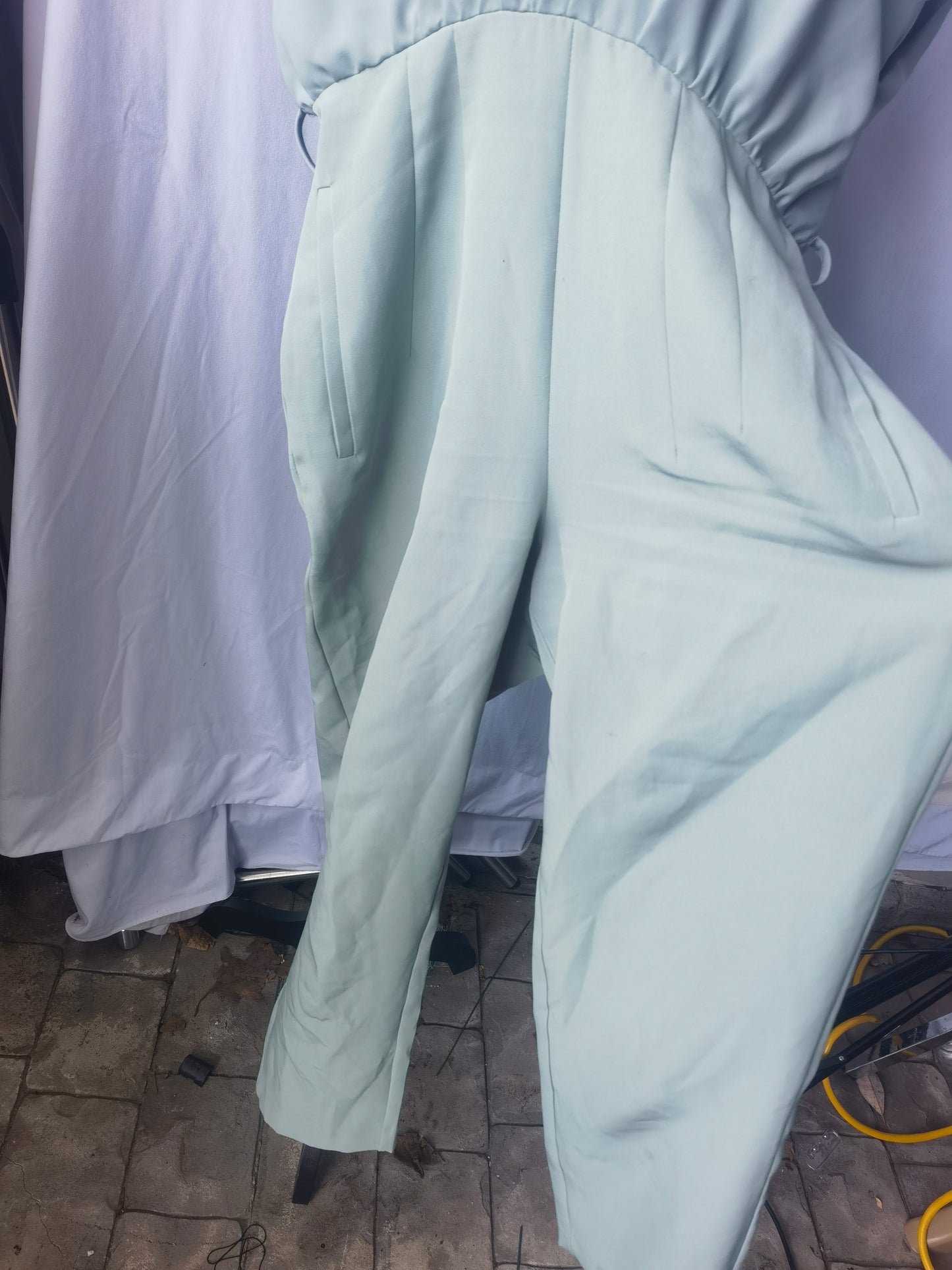 Women's Green Wide-Legged CulottesSize S