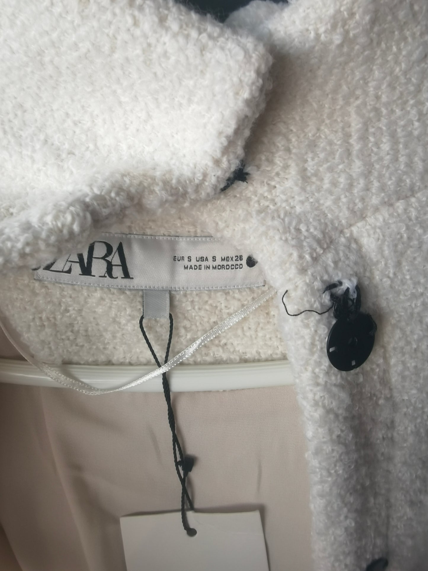 Women Wedding Bridal Cloak Winter Warm Evening Party Cape Bridesmaid Prom Bolero Jacket Mandarin Collar Coat size S