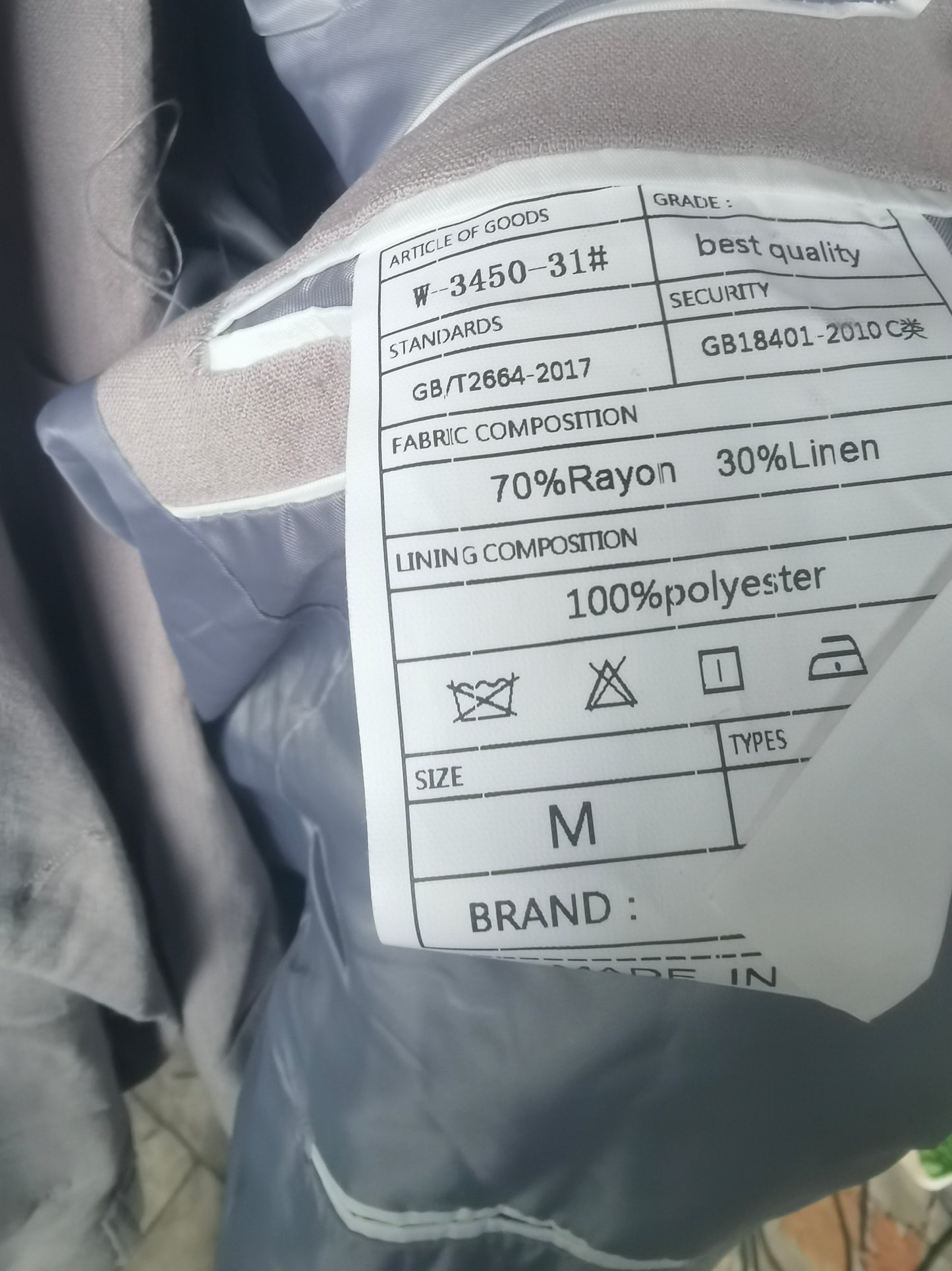 White Linen Suit Coat Men's Spring Summer Pure Color Slim Casual Business Thin Blazer Jacke, size M