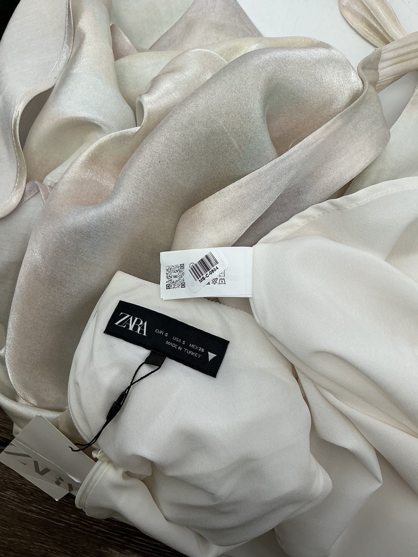 ZARA White Long Dress Size S