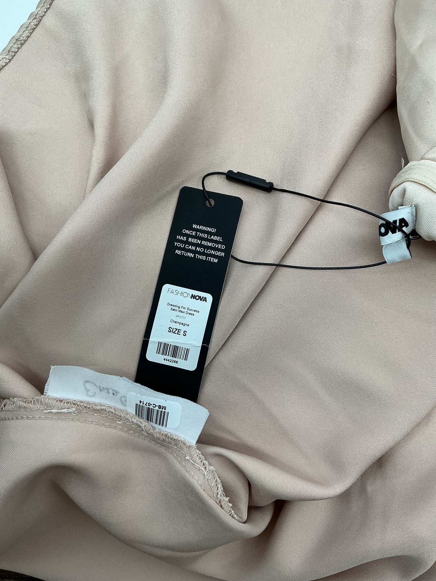 Beige Long Dress Size S