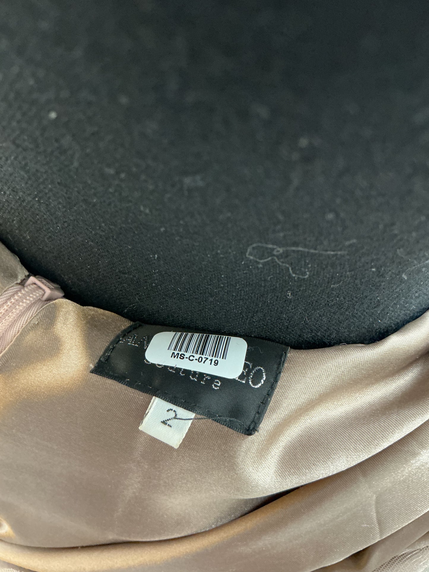 Beige Sequin Long Dress Size 2