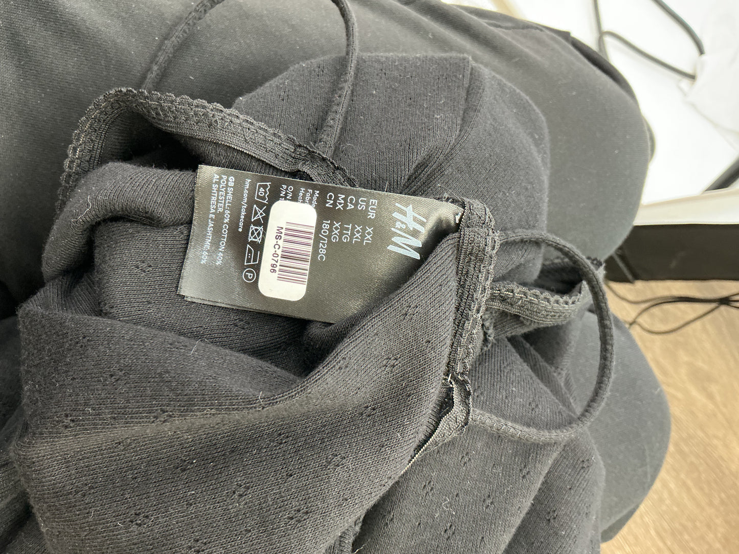 H&M Black Sleeveless Nightdress Size XXL