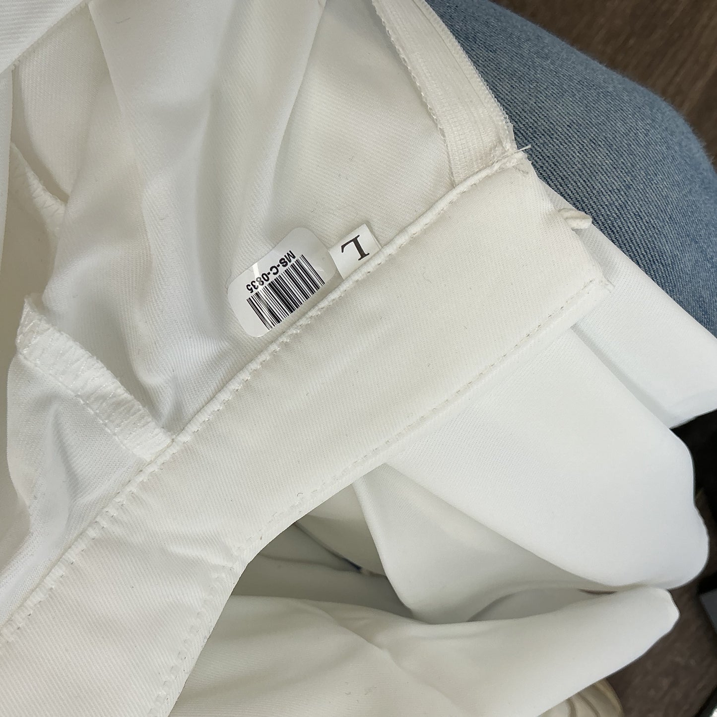 White Long Sleeve Dress Size L