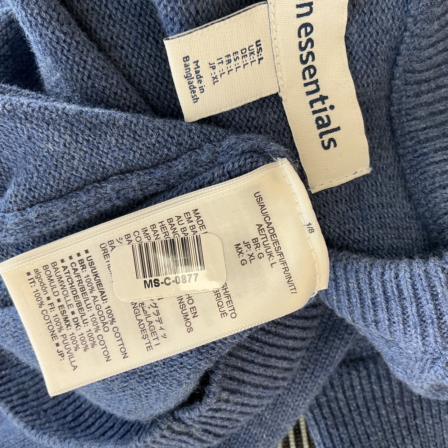 Amazon Essentials Blue Sweater Size L
