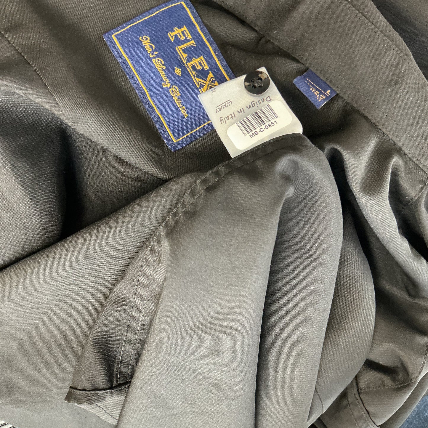 Black Suit Shirt Size L