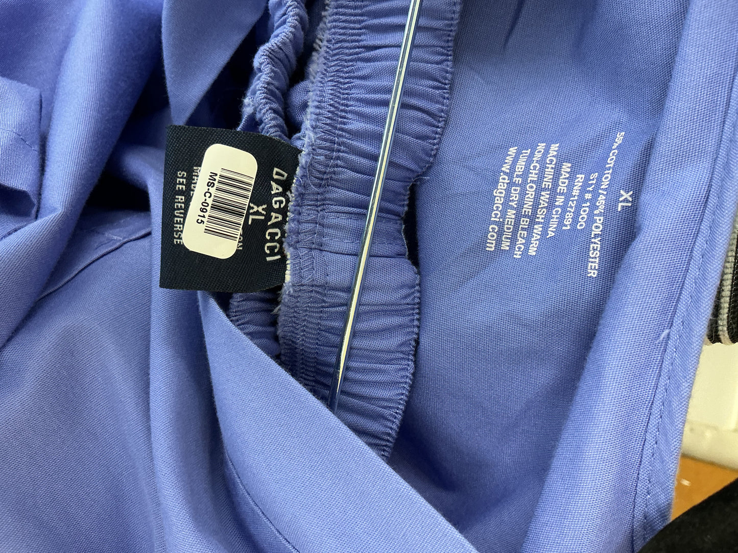 DAGACCI Blue Nurse Uniform Size XL