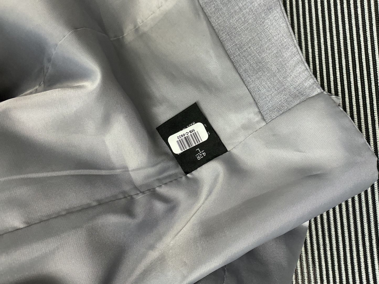 Grey Suit Vest Size L/42R