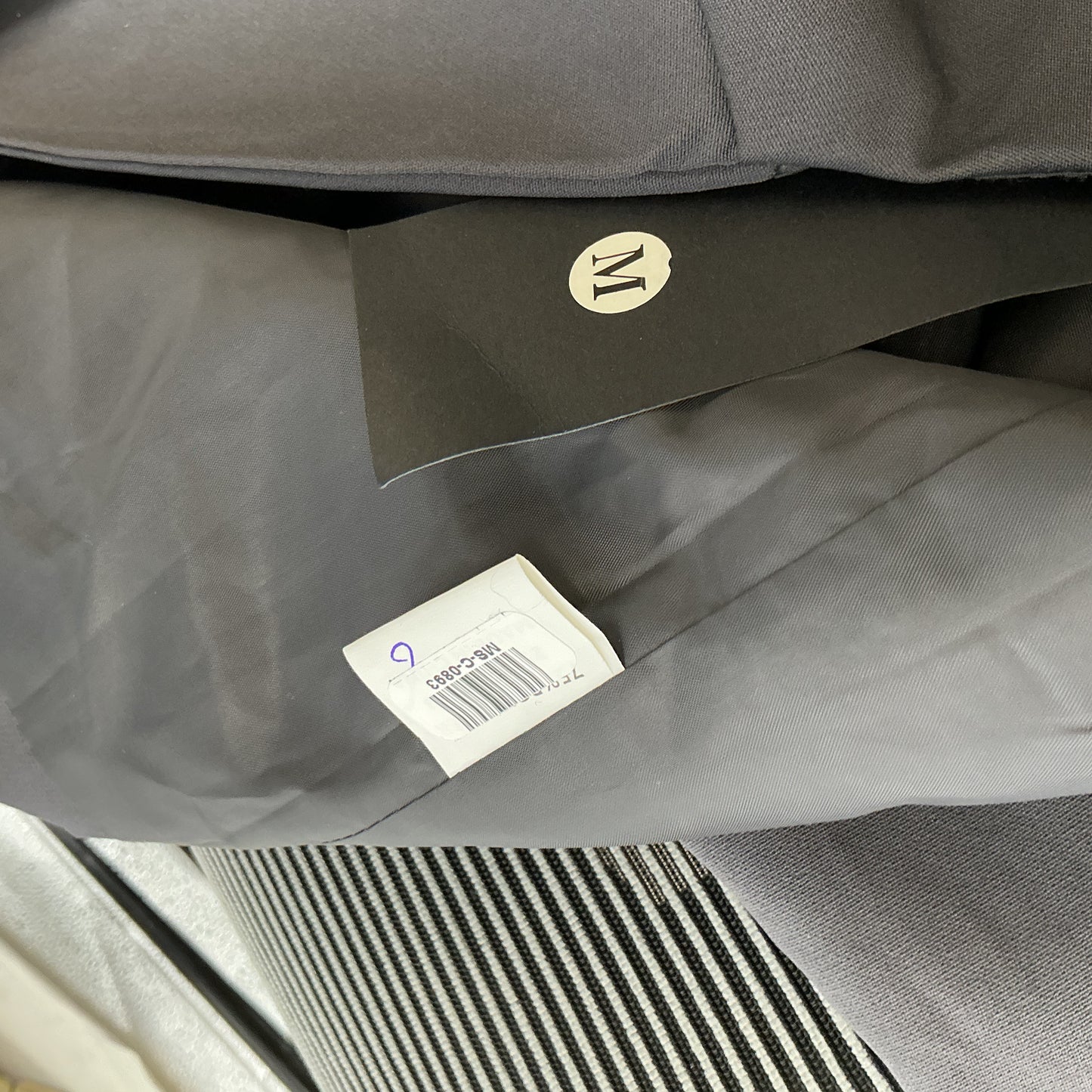 Grey Suit Vest Size M