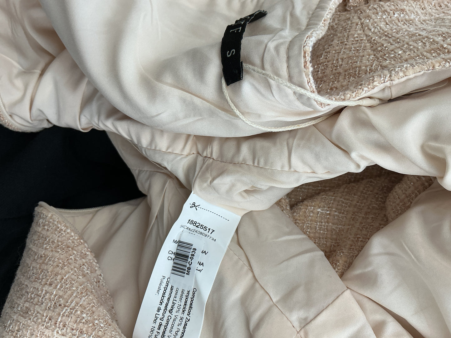Beige Suit Dress Size S