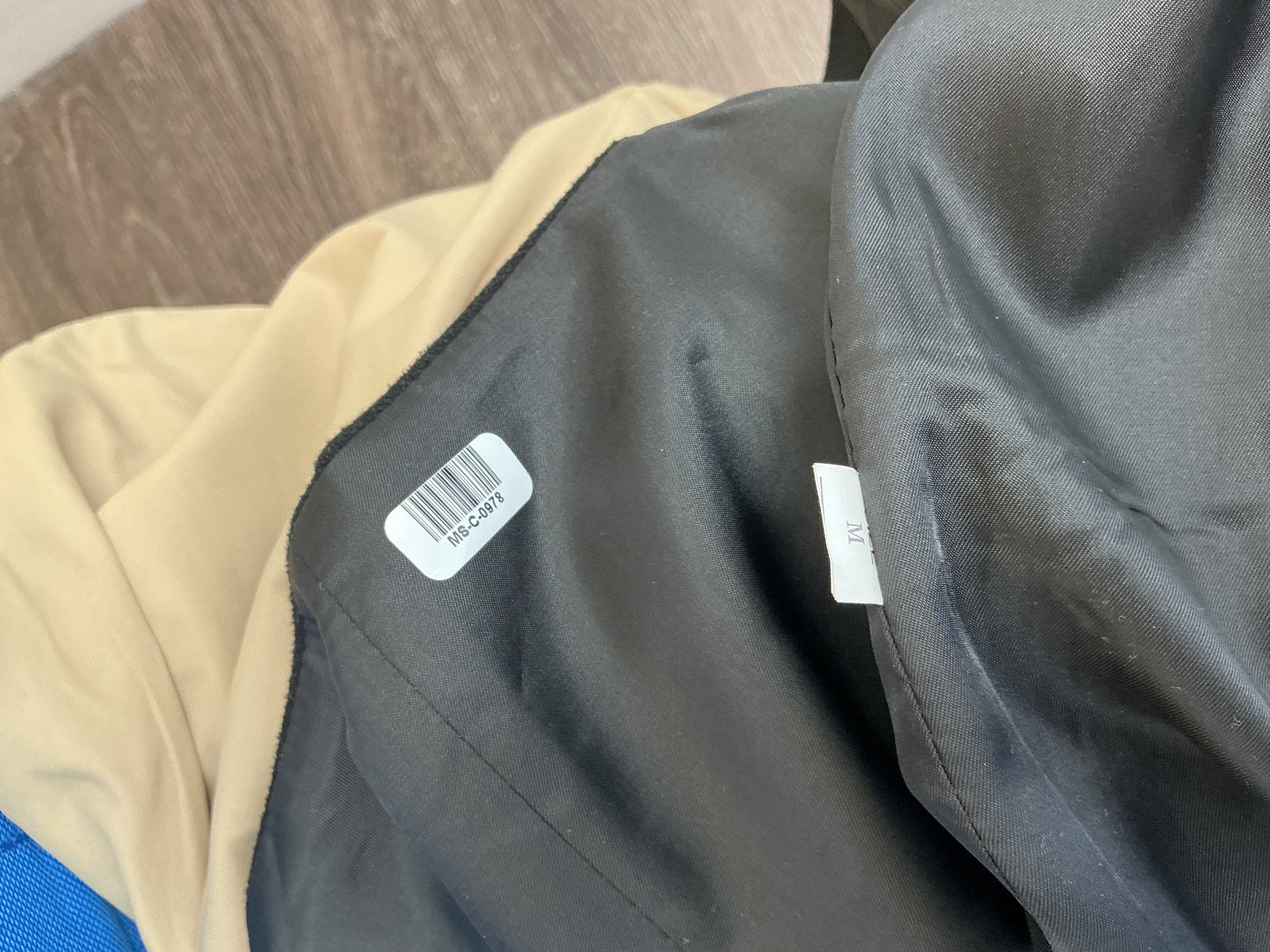 Black Single Breasted Suit Vest with Welt Pockets Size M