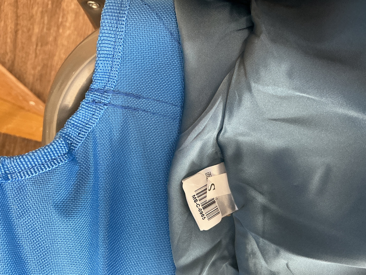 Slate Blue Silky Cowl Neck Cami Size S