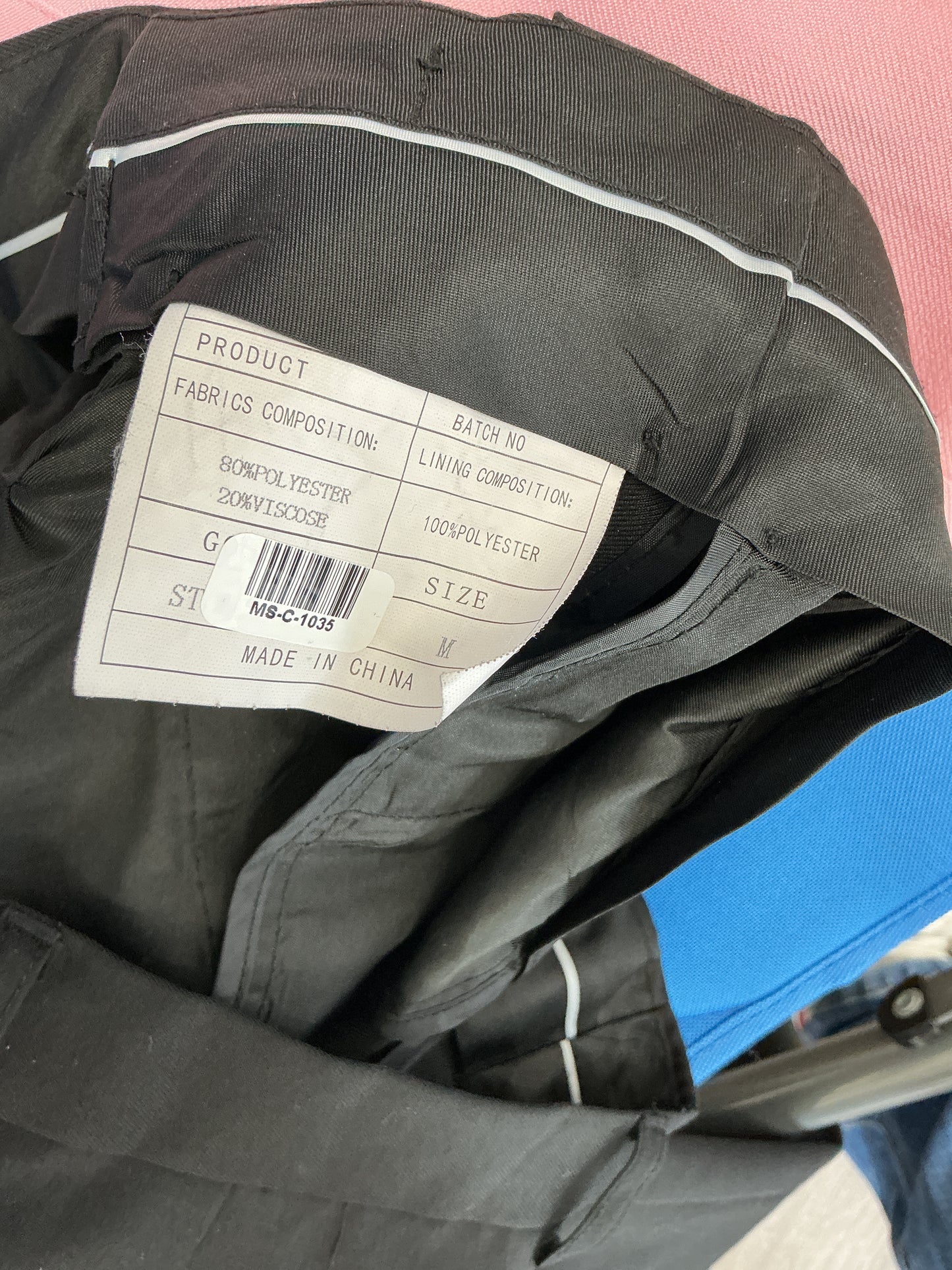 Black Suit Pants Size M