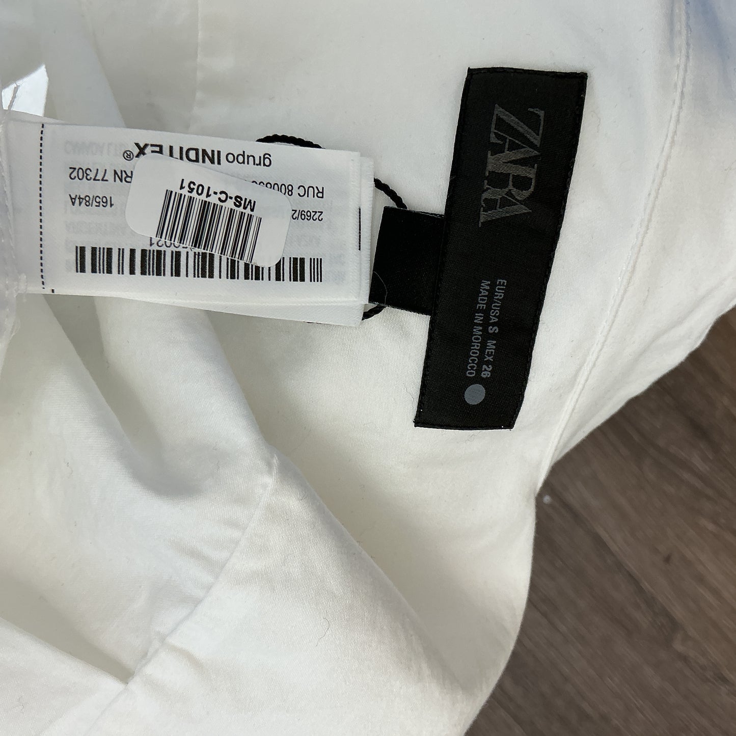 ZARA White Suit Shirt Size S