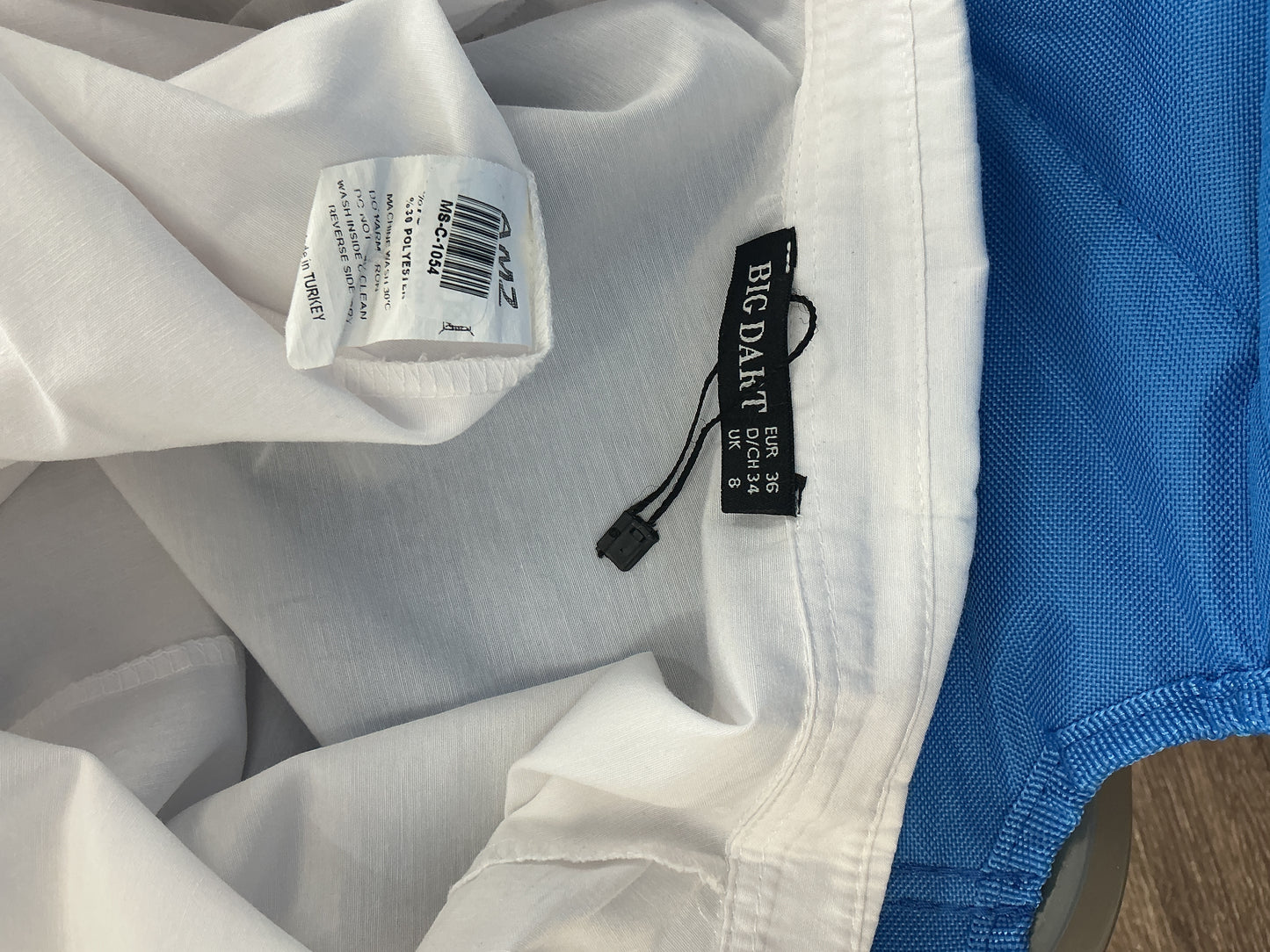 BIG DART White Suit Shirt Size 36