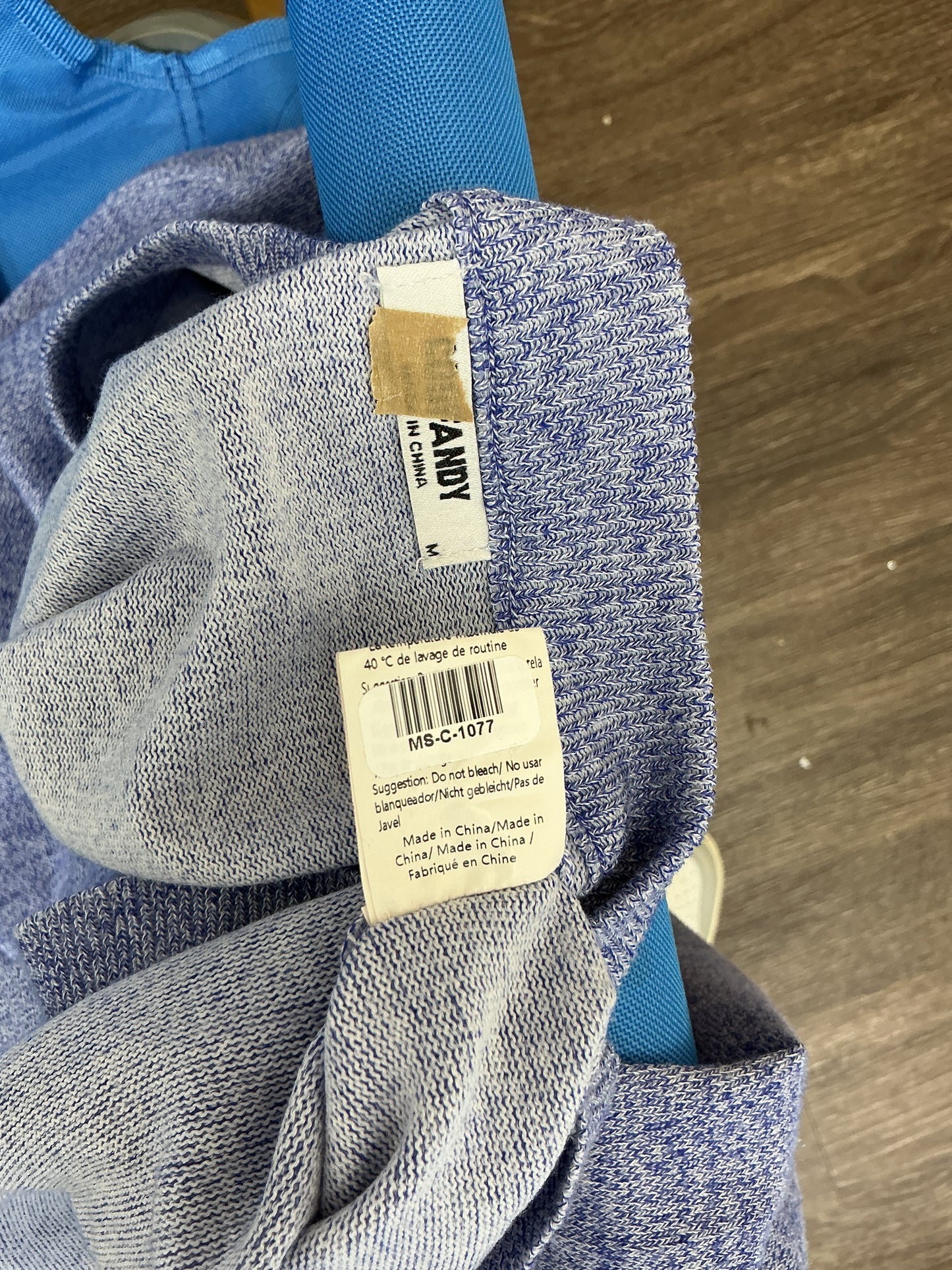 COOFANDY Heathered Lavender V-Neck Sweater Size M