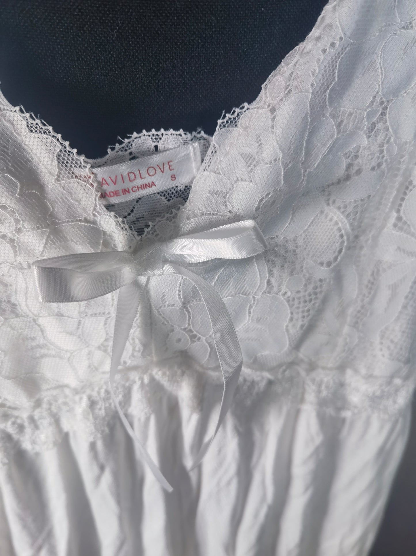 Sleepwear Sexy Nighty Slip Nightwear White Size S