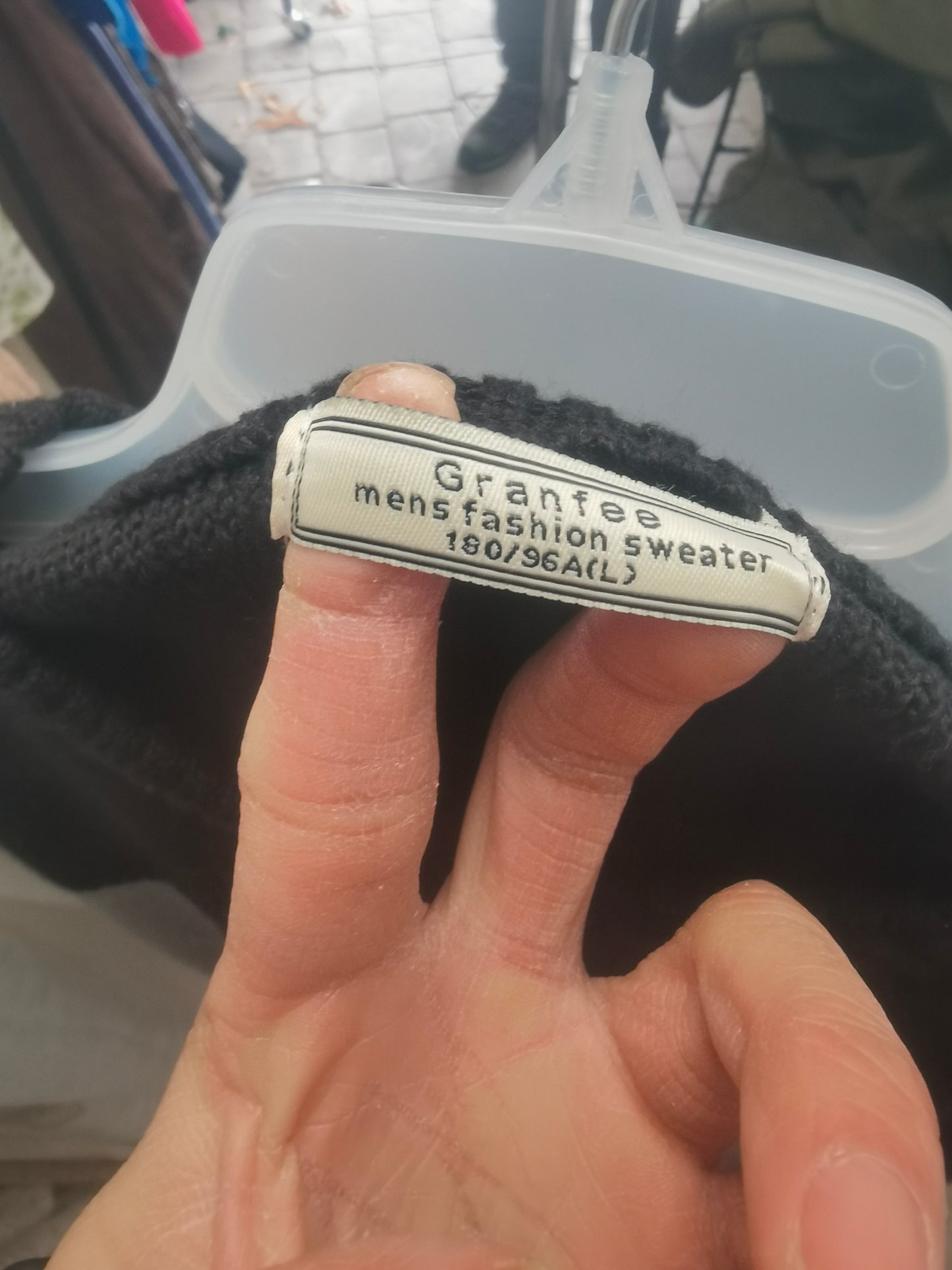 Men's Crewneck Pullover Sweater Winter Color Block Striped Sweater Soft Thermal Knitted Casual Long Sleeve Sweaters size L