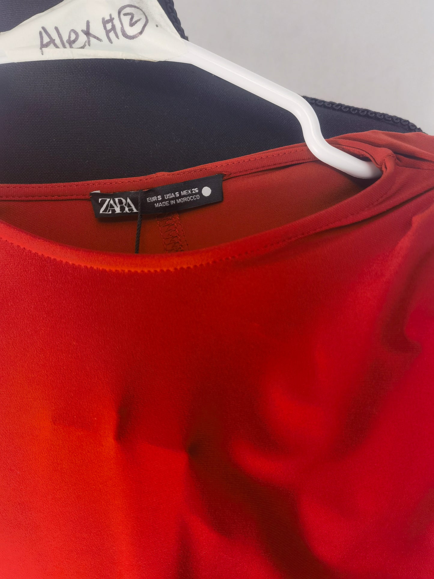 LONG DRESS WITH SHOULDER PADS Size S