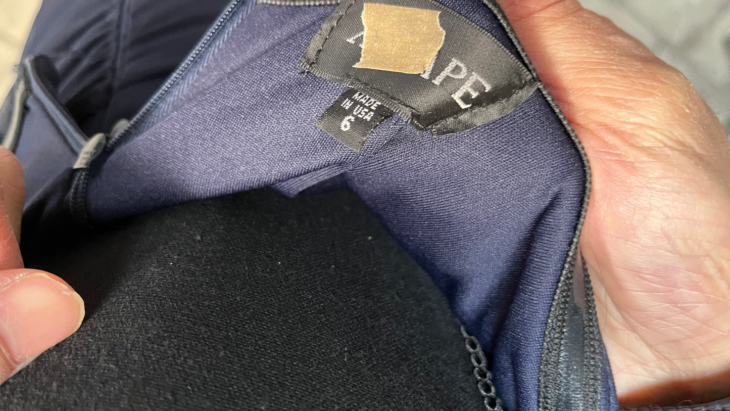 One Shoulder Dress with Rhinestone Knot Detail Size 6