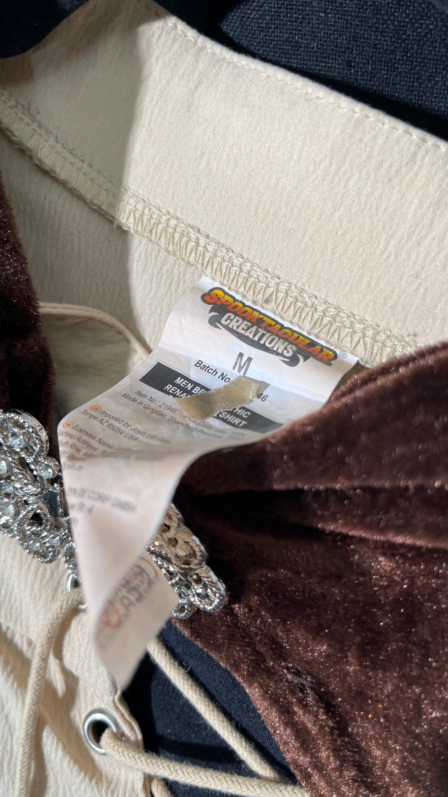 BREAUX Board Stripe print Halloween cape, Halloween cape, Halloween hooded cape, adult party decoration cape Size M