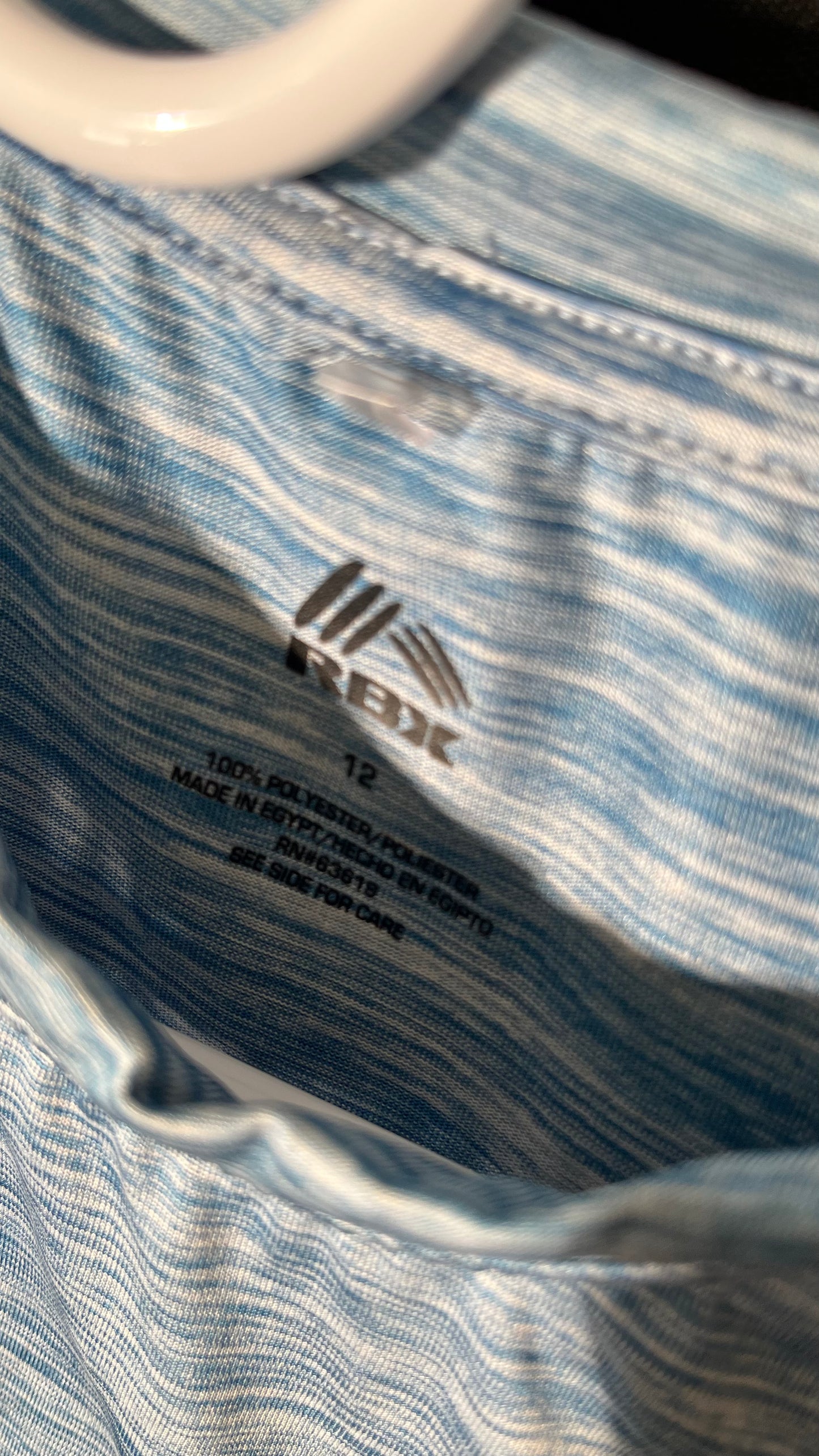 U.S. Polo Assn. Yarn-Dye EOE Stripe Short Sleeve Jersey Tee Size 12