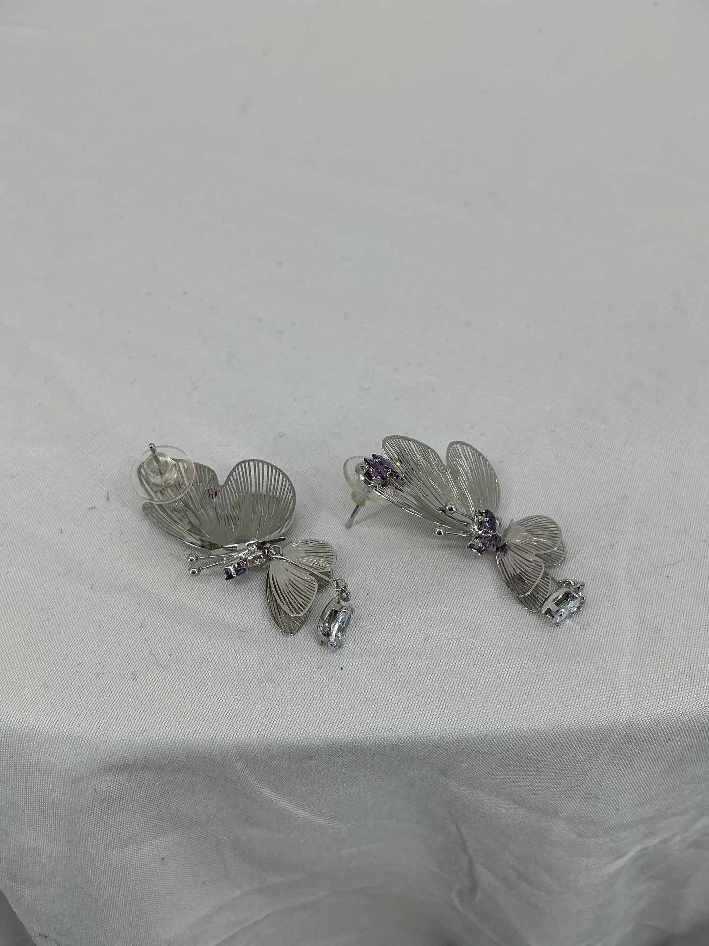 Filigree Gossamer Butterfly Earrings