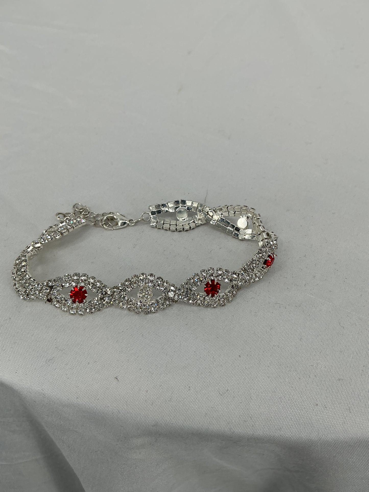 Scarlet Symphony Intertwined Bracelet