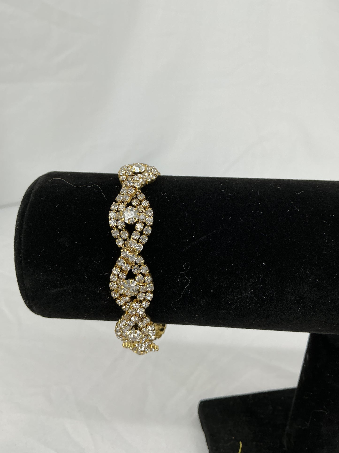 Gilded Rope & Pearl Studded Hoops
