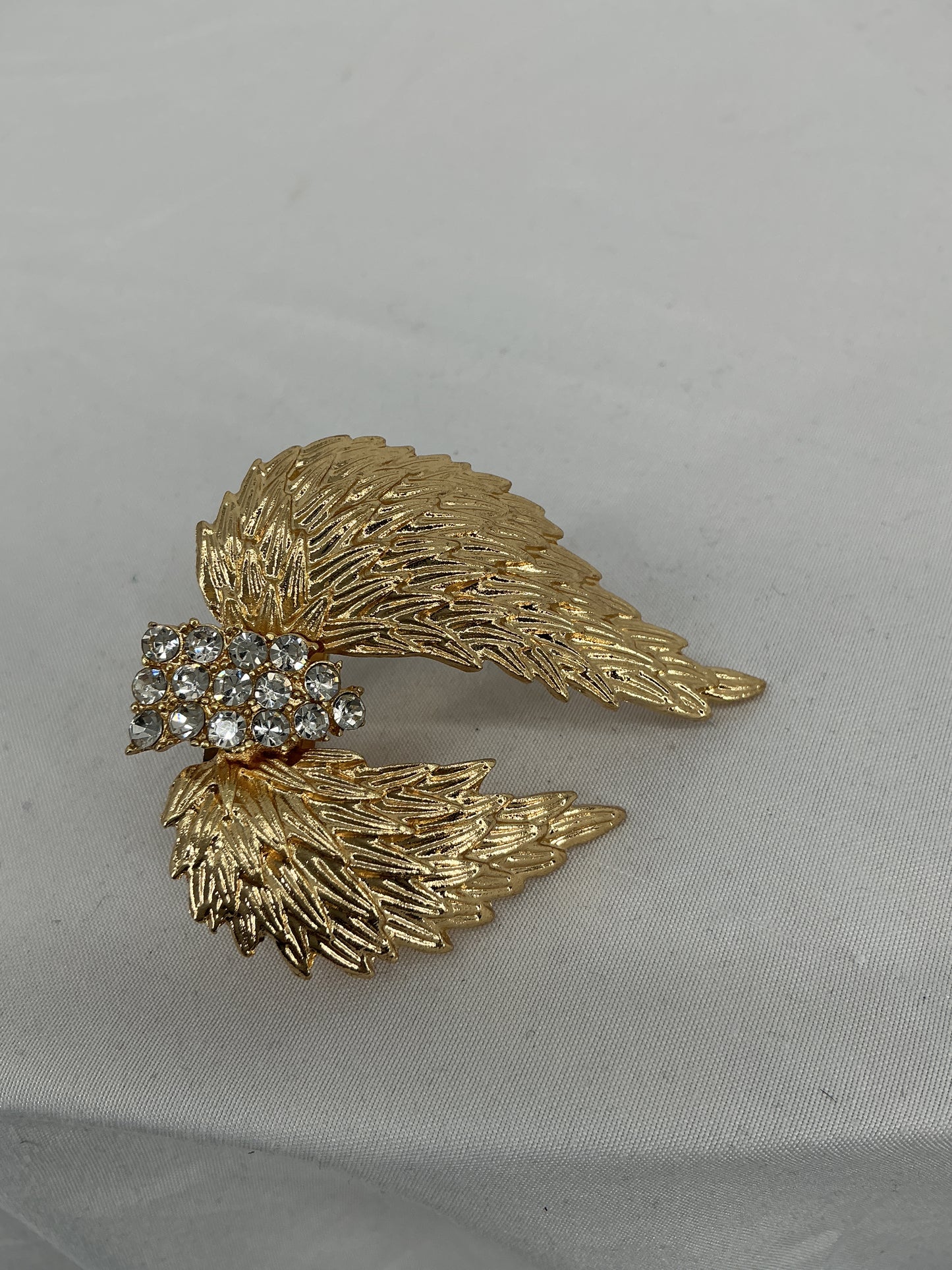 Golden Archangel Wing Brooch