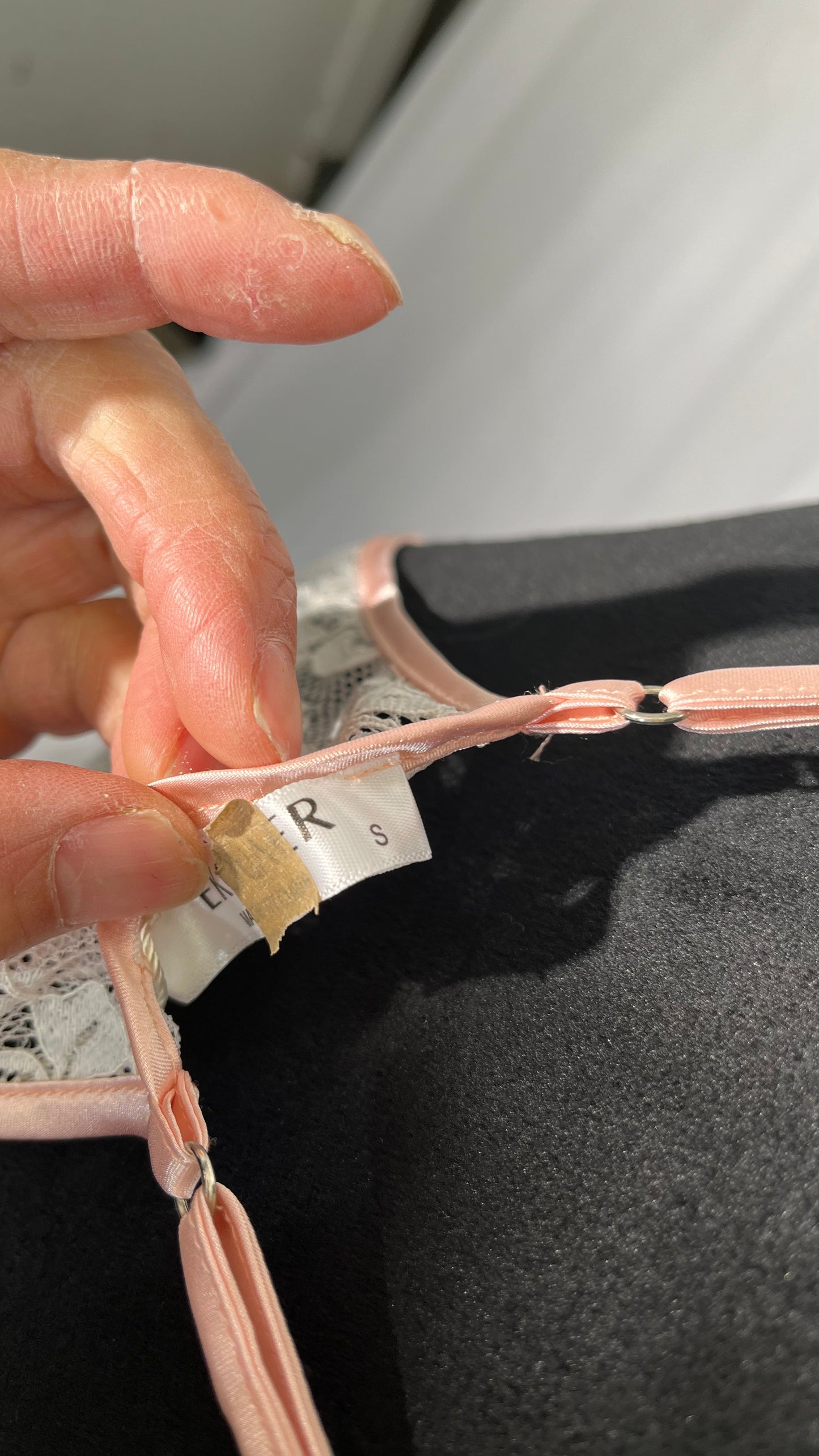 Sexy Women's Pajama Set Spaghetti Strap Top with Pants Nightgown Lingerie Lace Trimmed Short Sleeve Sleepwear Negligee Satin Night Dresses Sleep Dress size S