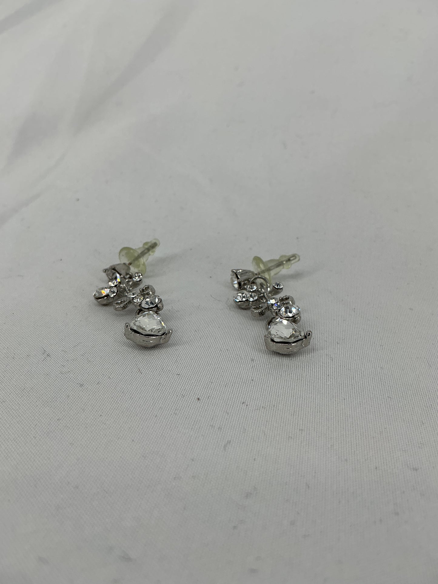 Vine and floral style earrings