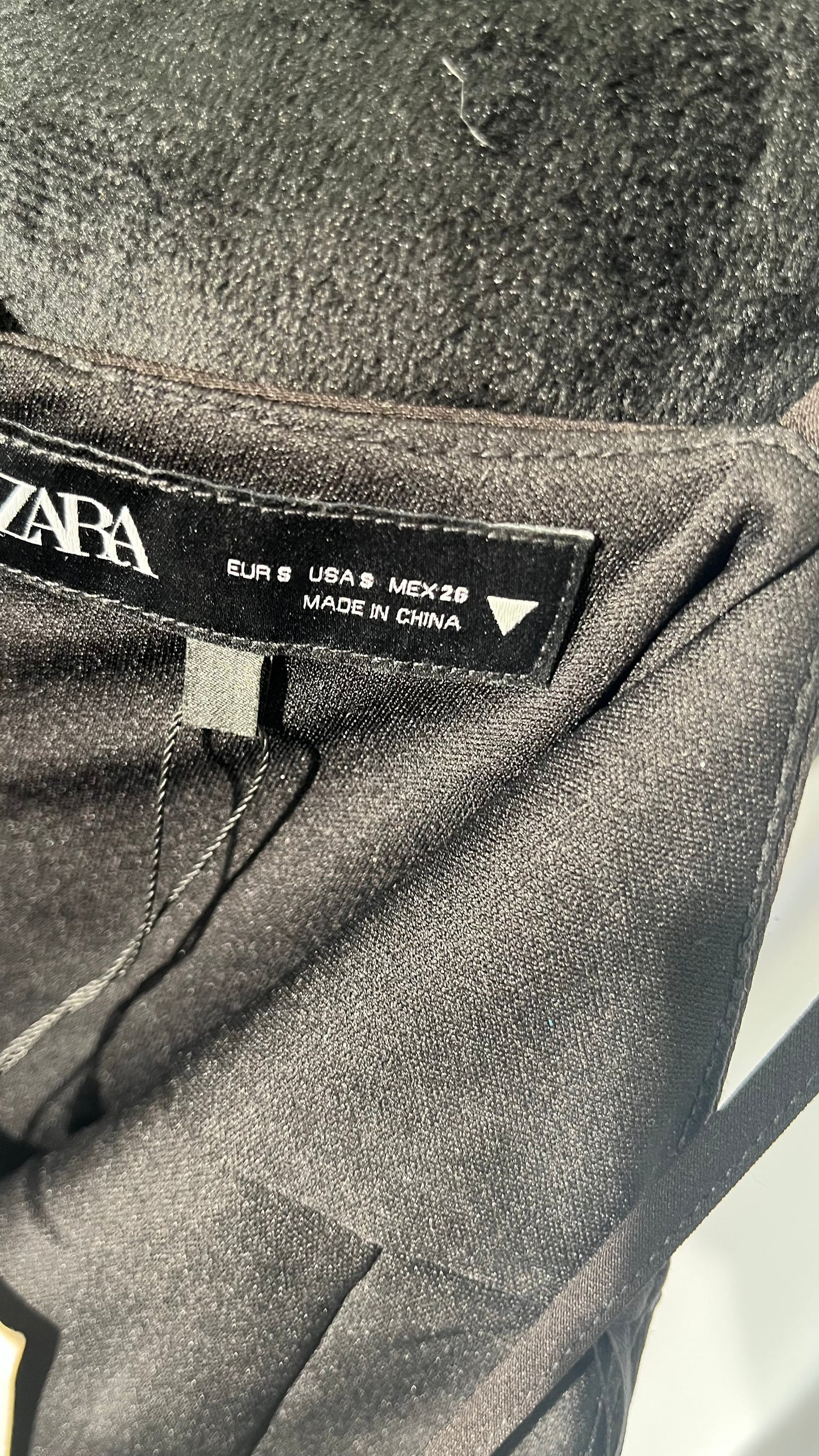 Short black camisole top size S