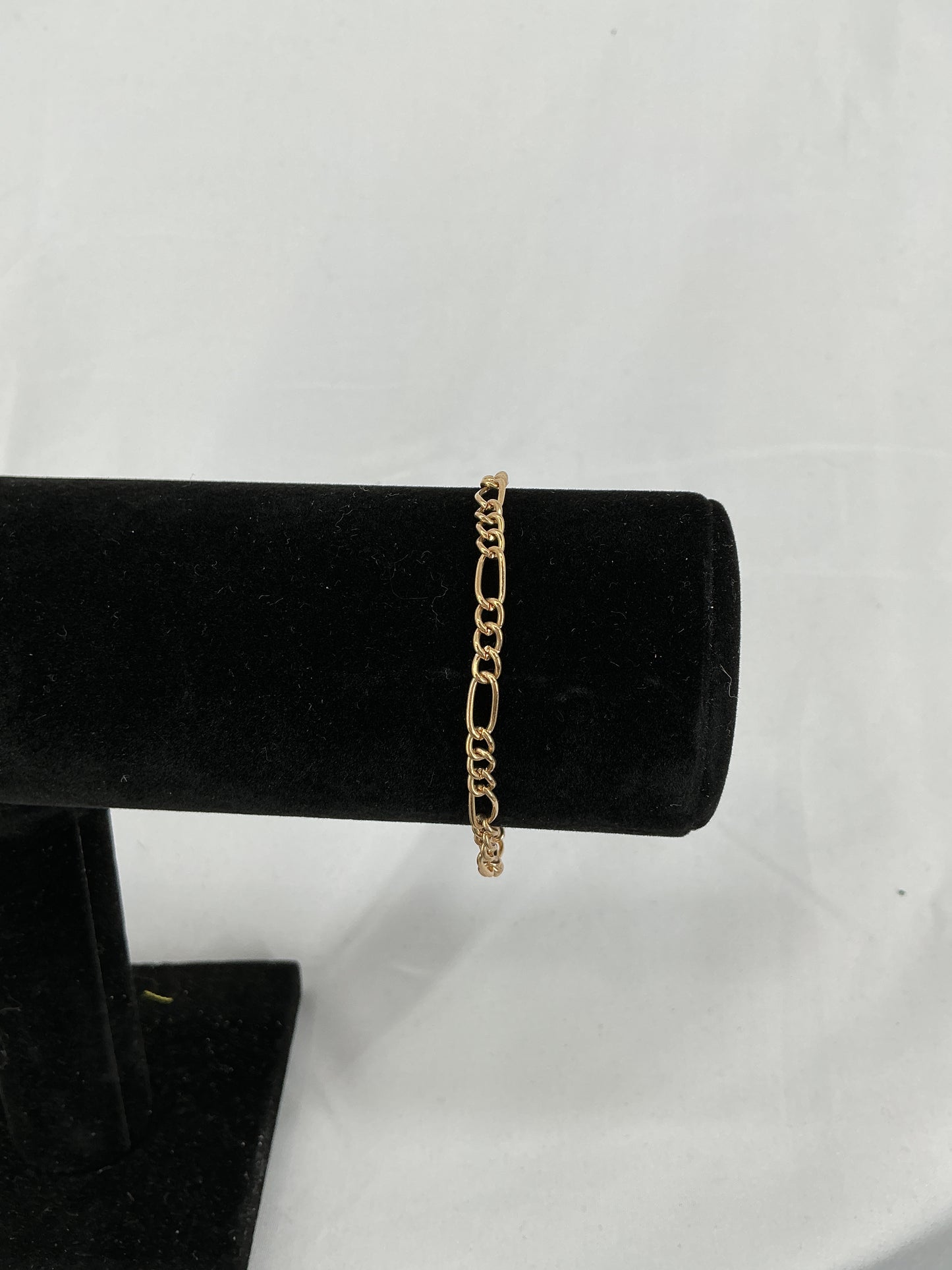 Gold Figaro bracelet