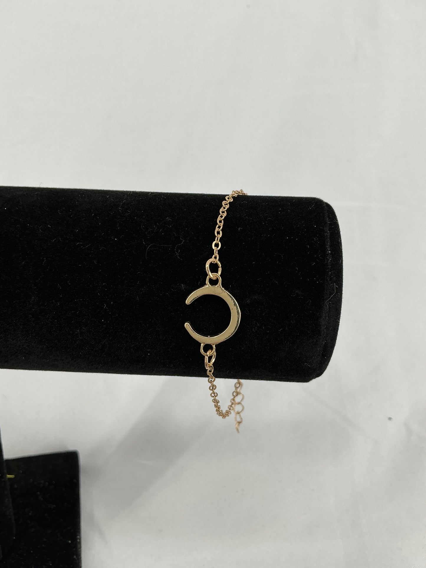 Crescent-shaped bracelet