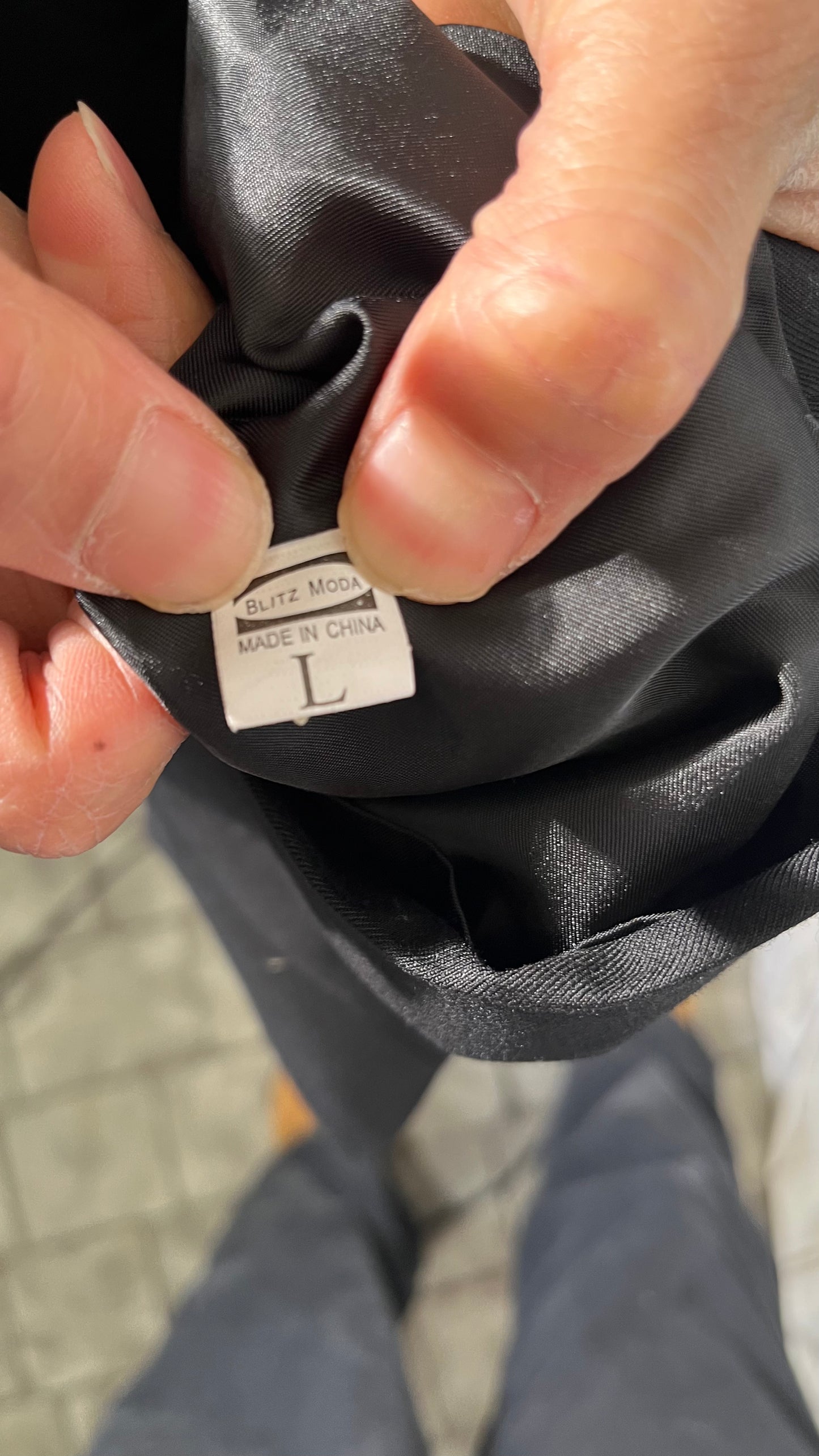 Blitz Moda Black Suit Vest Adult Small Men Formal Church Cocktail Size L