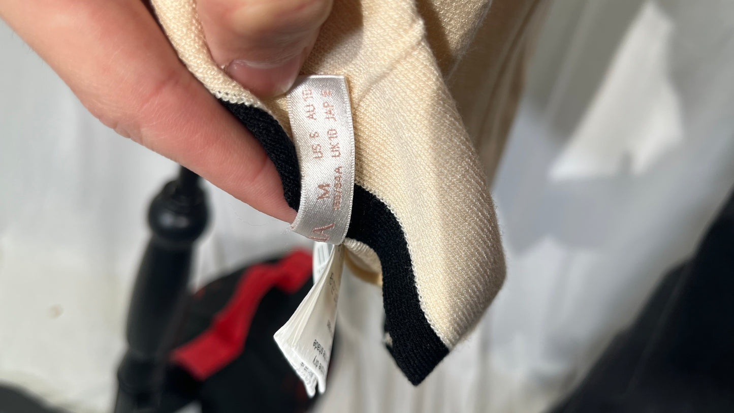 GOELIA Mini Sweater Dress for Women, Button up 3/4 Sleeve Knit Dresses for Teacher Work Business Size S