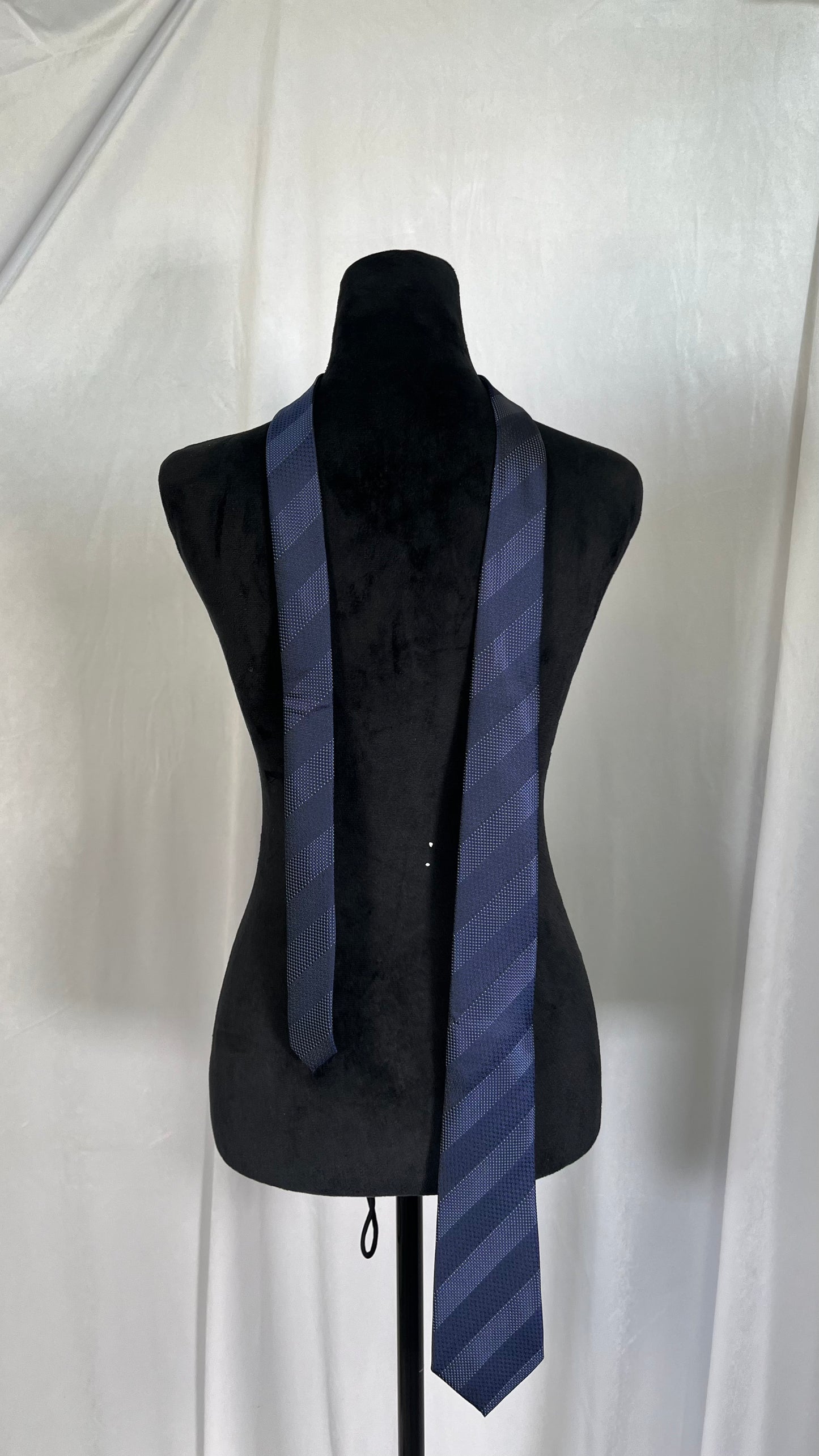 Navy Striped Tie