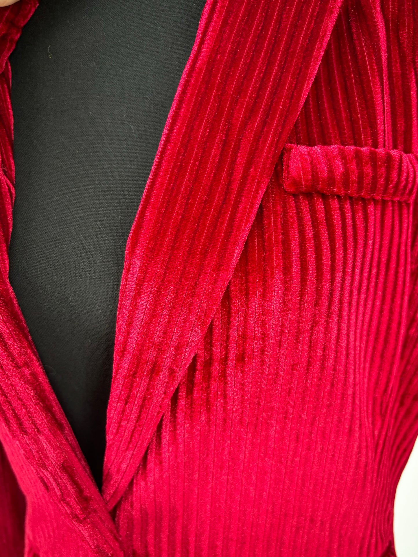 MODFUL Suit Office Work Suit Women's Tops Long Sleeves Red Size S