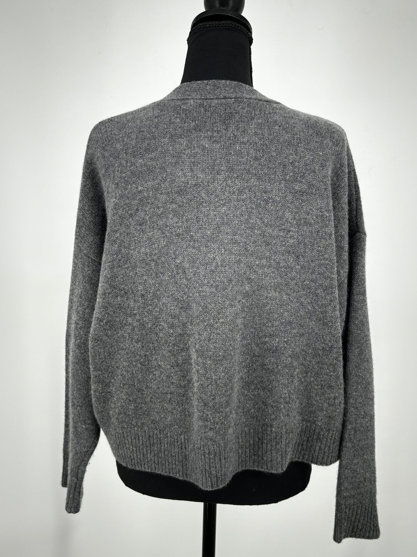 ZARA Women’s Gray Wool Cardigan – Size S