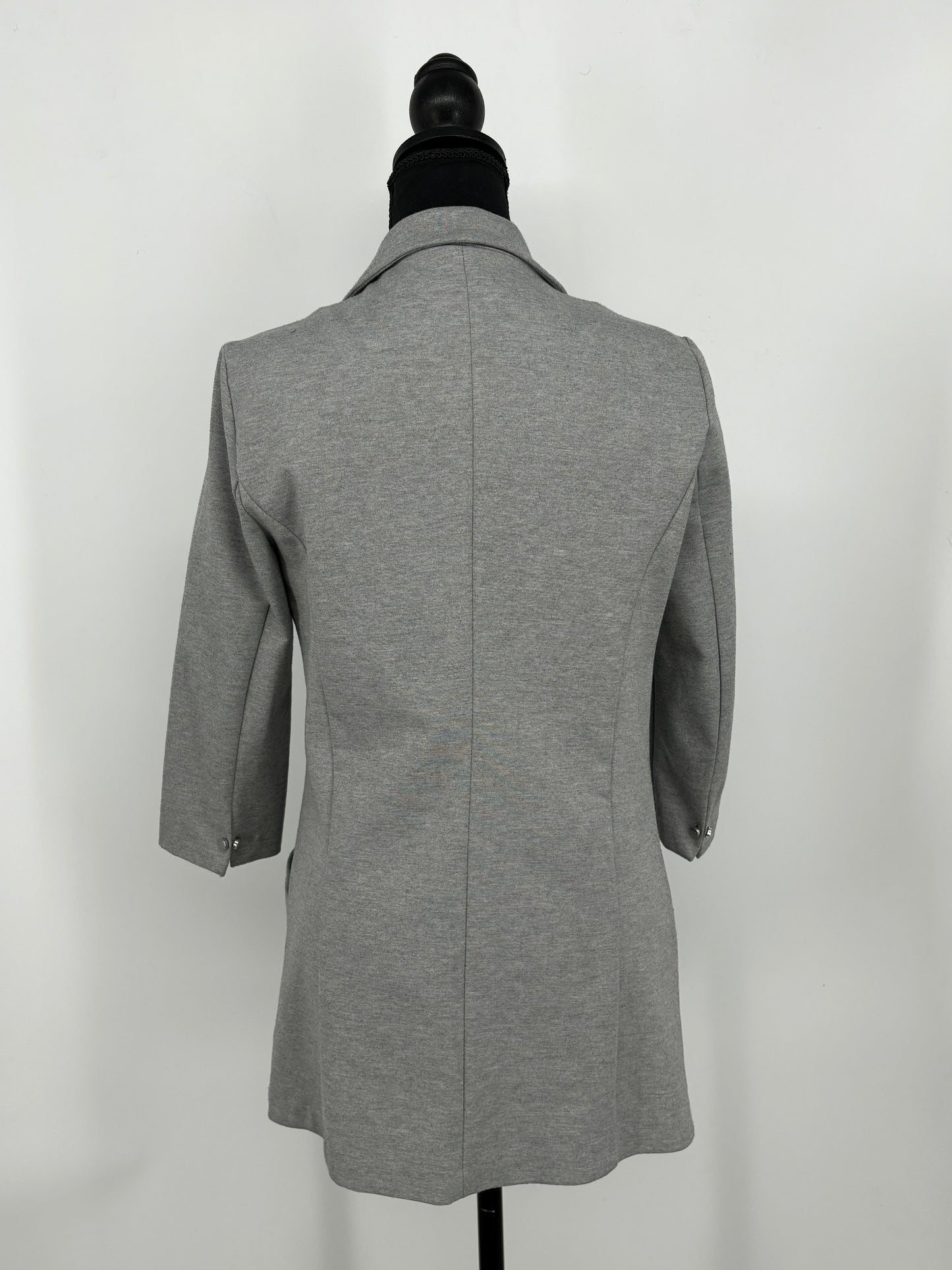 Dynamite Women's Gray Linen-Cotton Blazer – Size M